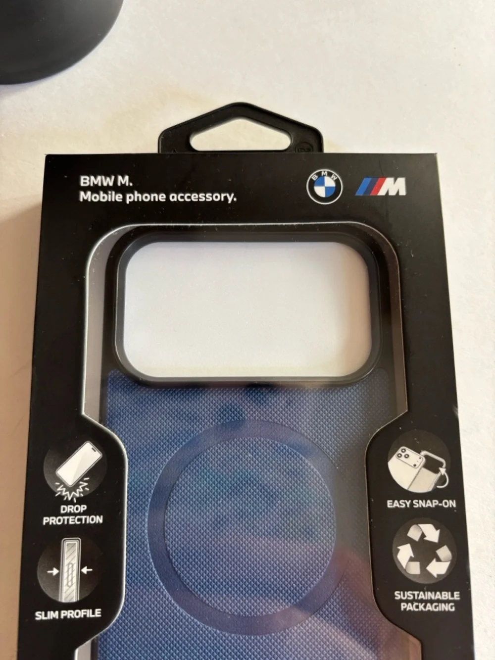 BMW M Silicone Vertical Logo Compatible with MagSafe Case for iPhone 17 Pro Max